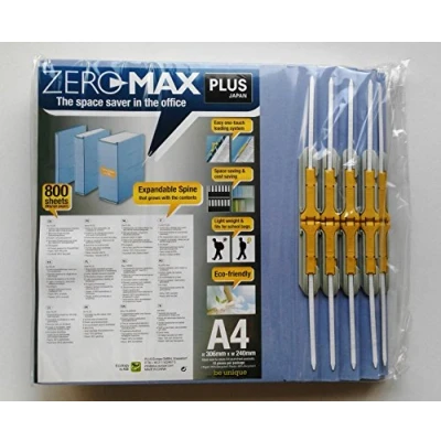 Image of Plus Japan FL 021SSW BL Zero Max Expandable File Blue (Pack of 10)
