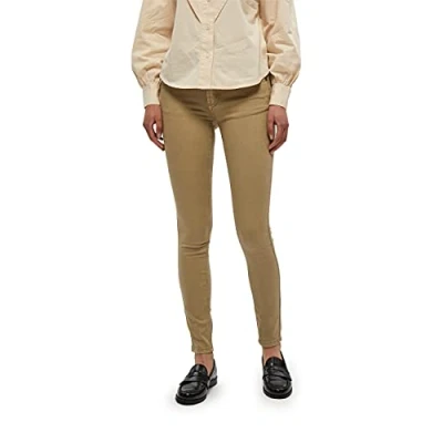Image of Desires Lola Garment Dye Midwaist, Beige Jeans For Women Uk, Spring Jeans, Size 27
