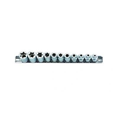 Image of Laser 8475 Flat Cut Star Socket Set 3/8&quot; D 11pc