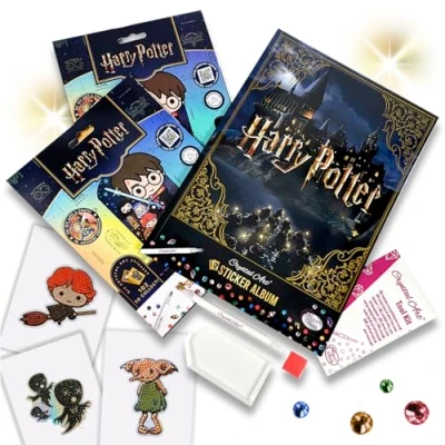 Image of Harry Potter Crystal Art Sticker Album Starter Pack