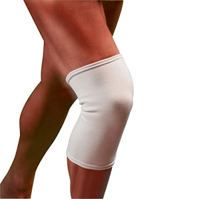 Image of VULKAN Elasticated Knee Support, Lightweight and Breathable Compression Sleeve Provides Protection, Stability, Support for Injuries, Sprains, Strains, Comfortable Fit, X Large, 45 50 cm