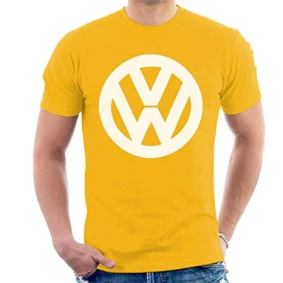 Image of Volkswagen Classic White VW Logo Men&#039;s T Shirt