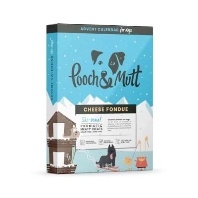 Image of Pooch &amp; Mutt Christmas Advent Calendar for Dogs, with Natural Ingredients and Low Calories