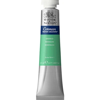 Image of Winsor &amp; Newton Watercolor Paint, Emerald, 21 ml (1er Pack)