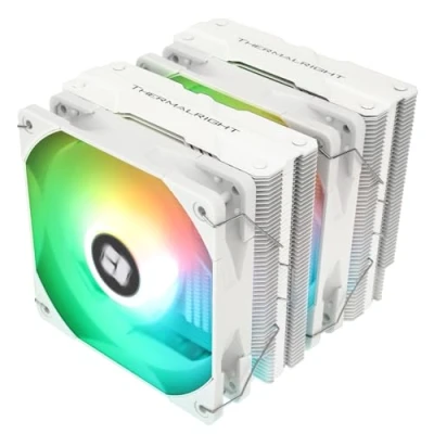 Image of Thermalright Peerless Assassin 120 White ARGB CPU Air Cooler, 6 Heatpipes, 5V Lighting, Dual TL C12W S PWM Fan, AGHP Technology, for AMD AM4 AM5/Intel 1150/1151/1200/2011/1700