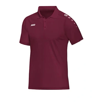 Image of JAKO Men&#039;s Classico Polo, Maroon, S