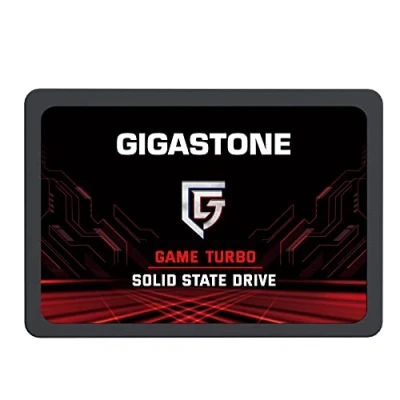 Image of Gigastone SSD Game Turbo 128GB 3D NAND SATA III 6Gb/s 2.5 inch Internal Solid State Drive, Read up to 520MB/s. Compatible with PS4, Laptop, PC and Desktop