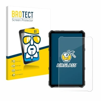 Image of brotect Glass Screen Protector Film compatible with Ulefone Armor Pad 4 Ultra Foil 9H Protection [Scratch Resistant, High Clarity]
