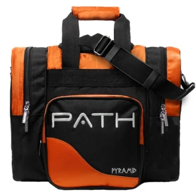 Image of Pyramid Path Pro Deluxe Single Tote Black/Orange