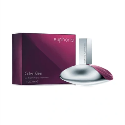 Image of CALVIN KLEIN Euphoria Eau De Parfum for Women Chypre Fragrance With Notes Of Pomegranate, Black Orchid, Mahogany Wood High Longevity Spray 1oz