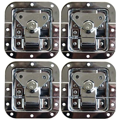 Image of 4 x butterfly clasps, medium, lockable, case rack lock, catch lock