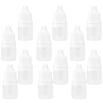 Image of Zerodis 100PCS 2ml Empty Plastic Dropper Bottle Squeezable Refillable Liquid Bottles Containers for Eye Drop
