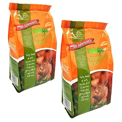 Image of Mr Johnson&#039;s Wildlife Squirrel Food 900g x 2 Pack