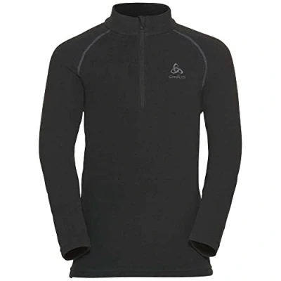 Image of Odlo Kids Long sleeved shirt with zipper RIGI, black, 116
