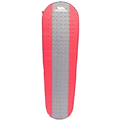 Image of Trespass Night Hive All Season Inflatable Sleeping Pad/Airbed/Camping/Hiking/Climbing/Sleeping Gear/Inflated size: 185cmx55cmx3cm/Thermal Airbed/Pool/Beach/Picnic/Lightweight Red, EACH