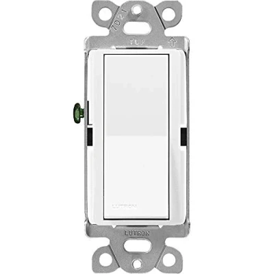 Image of Lutron SC 3PS SW Diva 15 Amp 120 to 277 Volt 3 Way Switch, Snow by