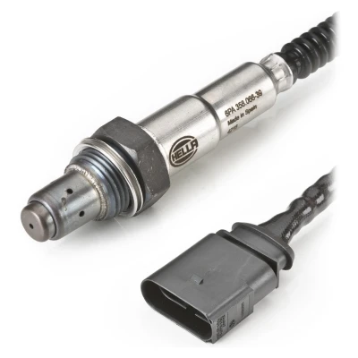 Image of 6A906262M Lambda sensor HELLA 6PA 358 066 391 Regulating Probe VOLKSWAGEN: Golf 4, Touareg I, Lupo / 3L, AUDI: TT Coupe, A4 B7 Avant