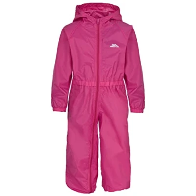 Image of Trespass Babies Button Waterproof Rain Suit (18/24 Months) (Gerbera)