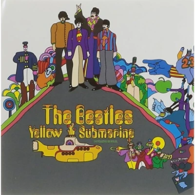 Image of The Beatles Fridge Magnet: Yellow Submarine Album