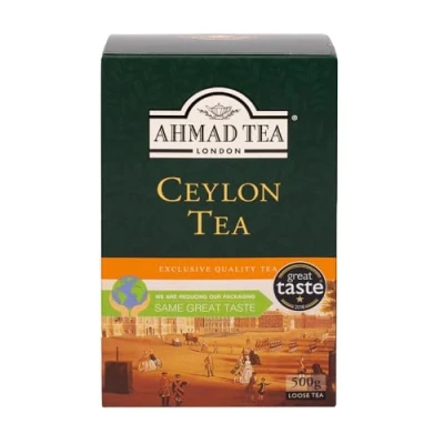 Image of Ahmad Tea Loose Leaf, Ceylon Tea, Black 1 Packet of 500g Leaf