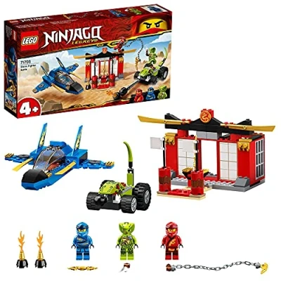 Image of LEGO NINJAGO Legacy Storm Fighter Battle 71703 Ninja Playset Building Toy for Kids Featuring Action Figures, New 2020 (165 Pieces)