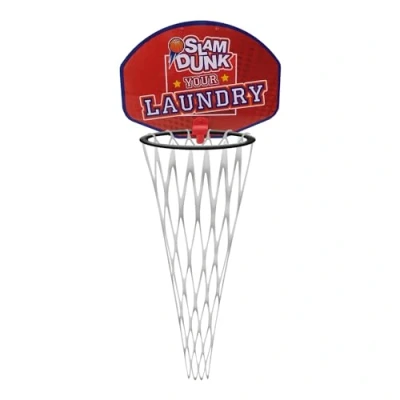 Image of Basketball Laundry Basket, Hoop, for the Door, Hanging and Throwing Off