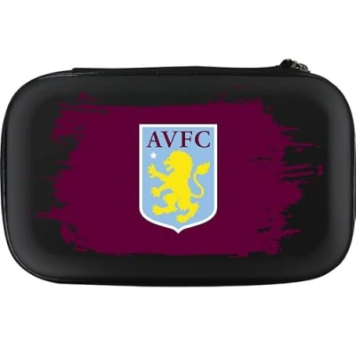 Image of FOCO Officially Licensed Aston Villa Football Club Villans FC Dart Case Storage Wallet, Geo Design, Black (W484)