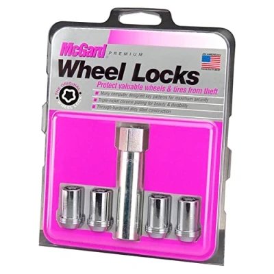 Image of 25257SU Wheel Lock Nuts TUNER M12 x 1,5, cone seat, Overall length 31,5 mm, Hex size 21mm, Key diameter 20,2 mm
