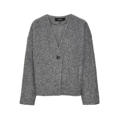 Image of VERO MODA Women&#039;s Vmgabriellamie Jacket, Light Grey Mix, S