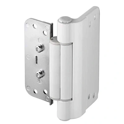 Image of Composite Doors Hinge White Trojan 3D Adjustable Butt Rebate Door