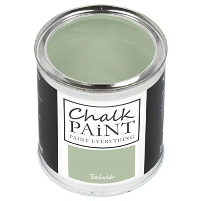 Image of Chalk Paint Everything® Salvia (Sage Green) 250 ml Water Based for Shabby Chic Furniture, Décor, and Upcycling Projects Non Toxic, Easy to Apply