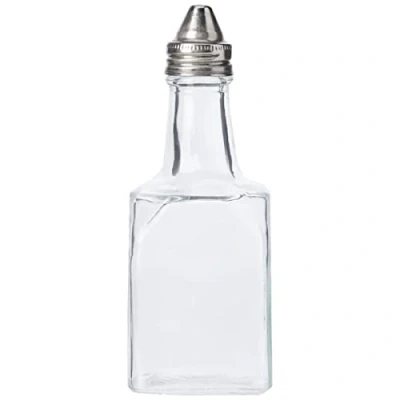 Image of Genware KC600 Oil/Vinegar Dispenser, Glass, 5.5 oz.