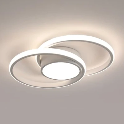 Image of Comely LED Ceiling Lights, 39W Lighting Fixture, Dia 40cm Round Modern Design for Hallway Balcony Bedroom Corridor, Natural Light 4500K
