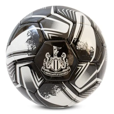 Image of Hy Pro Officially Licensed Newcastle United F.C. Football Size 1, Turbine Design, Newcaslte Merchandise, Training, Match, Collectible For Kids and Adults