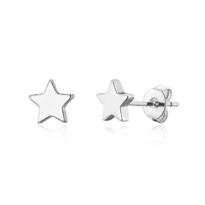Image of Philip Jones Silver Plated Star Stud Earrings