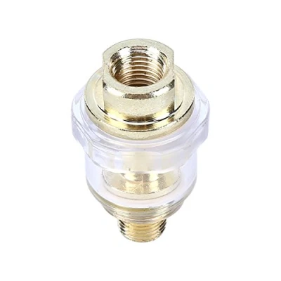Image of Oiler Lubricator, 1/4 BSP 150MPa Mini Automatic in line Lubricator for Pneumatic Tool &amp; Air Compressor Pipe, Internal Thread + External