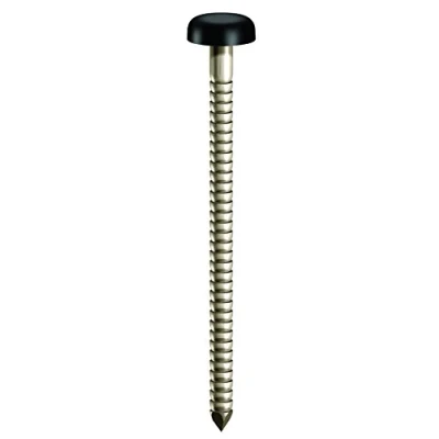 Image of TIMCO PN40BL Polymer Headed Nail 40mm Black (Box of 250)