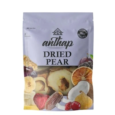 Image of Anthap Natural Dried Pear, Pear Chips Slices, No Additives, Extra Sugar, Preservatives, Non GMO, Gluten Free, Rich in Fibre 300g