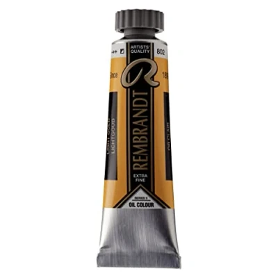 Image of Rembrandt Oil Colour Tube 15 ml Light Gold 802