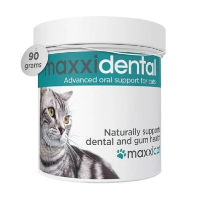 Image of maxxipaws maxxidental Advanced Oral Support Powder Supplement Dental &amp; Gum Care for Cats, 90g