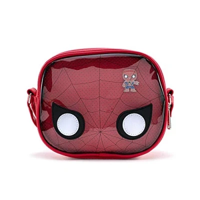 Image of Marvel Pop! Spider Man Pin Collector Pop Crossbody Bag by Loungefly