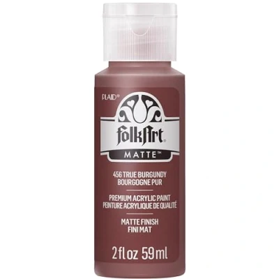 Image of Folk Art Acrylic Paint in Assorted Colors (2 Ounce), 456 True Burgundy