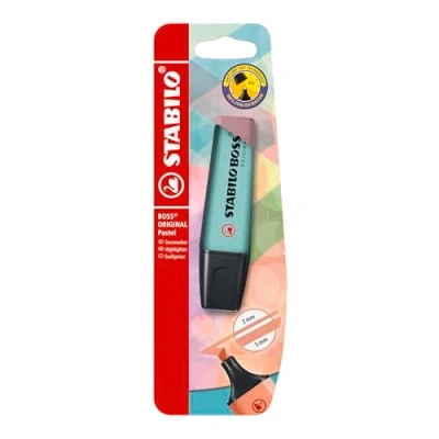 Image of Highlighter STABILO BOSS ORIGINAL Pastel Pack of 1 Touch Turquoise