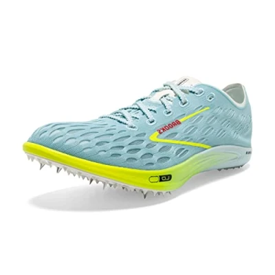 Image of BROOKS Men&#039;s Wire 8 Sneaker, Blue Glow/Nightlife/Red, 7.5 UK
