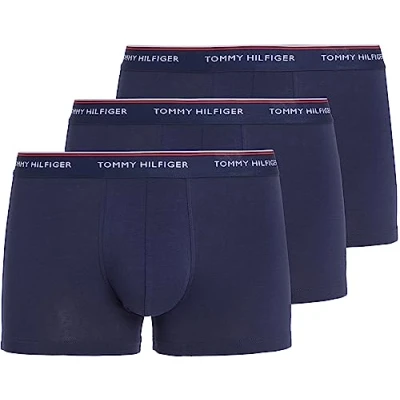 Image of Tommy Hilfiger Premium Essential 3 PACK Pants, Men&#039;s, Size: Small, Peacoat