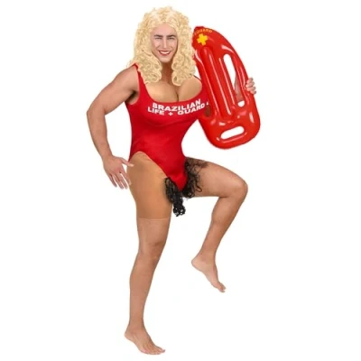 Image of WIDMANN 02214 Men’s Novelty Life Guard Costume, perfect for Stag do’s or Carnival
