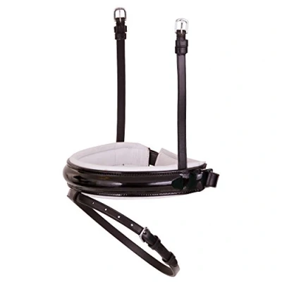 Image of BR Trigger Noseband Lacquer Wide SD Full / Silver Black