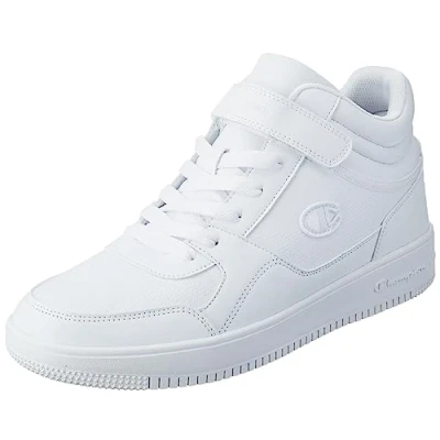 Image of Champion Men&#039;s Vintage Rebound Sneakers, Bianco Ww001, 8.5 UK