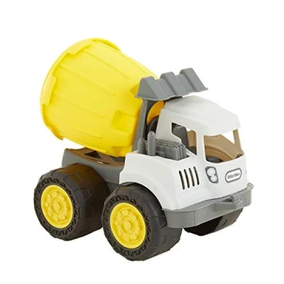 Image of Little Tikes Dirt Diggers 2 in 1 Haulers Cement Mixer Indoor or Outdoor Use, Construction Toy Truck For Kids Easy to Control Self Entertaining Encourages Imaginative, Active Play Toddlers