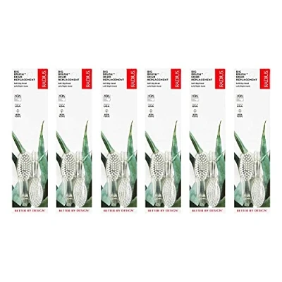 Image of Radius Big Brush Replacement Head, Soft(6pack), 6 Count